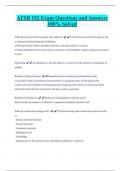 AFSB 152 Exam Questions and Answers  100&percnt; Solved 