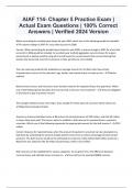 AIAF 114- Chapter 5 Practice Exam &vert; Actual Exam Questions &vert; 100&percnt; Correct Answers &vert; Verified 2024 Version
