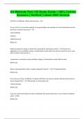 Air Methods Part 135 Study Guide &vert; 100&percnt; Correct Answers &vert; Verified &vert; Latest 2024 Version