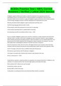 ACEDs Practice Test &vert; 100&percnt; Correct Answers &vert; Verified &vert; Latest 2024 Version