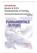 Test Bank For Kozier & Erb's Fundamentals of Nursing 10th Edition By Audrey J&period; Berman&semi; Shirlee Snyder&semi; Geralyn Frandsen 9780133974362 Chapter 1-52 &vert; Complete Guide A&plus;