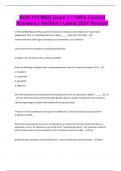 AGN 115 MSU Exam 1 &vert; 100&percnt; Correct Answers &vert; Verified &vert; Latest 2024 Version