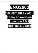 ENG2603 ASSIGNMENT 1 2024 ANSWERS