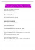 AHS 126 Practice Test &vert; 100&percnt; Correct Answers &vert; Verified &vert; Latest 2024 Version