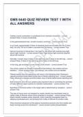 GMS 6440 QUIZ REVIEW TEST 1 WITH ALL ANSWERS
