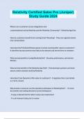Relativity Certified Sales Pro &lpar;Juniper&rpar; Study Guide 2024