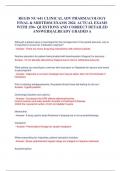 REGIS NU 641 CLINICAL ADV PHARMACOLOGY FINAL & MIDTERM EXAMS 2024  ACTUAL EXAMS WITH 150&plus; QUESTIONS AND CORRECT DETAILED ANSWERS&vert;ALREADY GRADED A