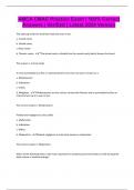 AMCA CMAC Practice Exam &vert; 100&percnt; Correct Answers &vert; Verified &vert; Latest 2024 Version