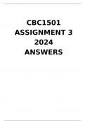 CBC1501 ASSIGNMEN 3 POE( ANSWERS ) 2024