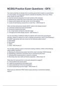 NCIDQ Practice Exam Questions - IDFX