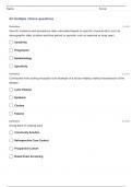 NR 442 COMMUNITY HEALTH NURSING EXAM 1 QUESTIONS WITH 100% CORRECT ANSWERS