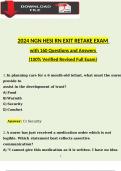 2024 HESI RN EXIT V1 EXAM & RETAKE EXAM WITH NGN QUESTIONS AND ANSWERS, 100% VERIFIED NEWEST VERSION.