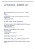 AWMA EXAM PACKAGE DEAL 100&percnt; CORRECT&excl;&excl;