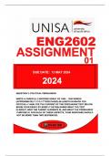 ENG2602 ASSIGNMENT 01 DUE DATE 13 MAY 2024......