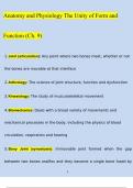 Anatomy and Physiology The Unity of Form and Function &lpar;Ch&period; 9&rpar;  Qs& As 2024&sol;2025
