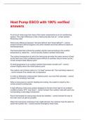 Heat Pump ESCO with 100&percnt; verified answers