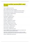 Georgia certified operator&lpar;2024 Latest Update&rpar;