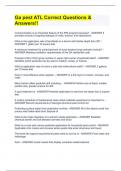 Ga pest ATL Correct Questions & Answers&excl;&excl;