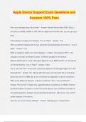 Apple Device Support Exam Questions and Answers 100&percnt; Pass