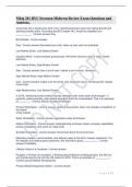 Mktg 201 BYU Swenson Midterm Review Exam Questions and Answers..