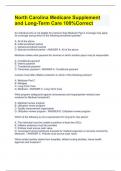 North Carolina Medicare Supplement and Long-Term Care 100&percnt;Correct