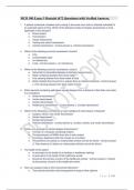 MCB 100 Exam 3 Material (472 Questions) with Verified Answers..