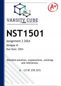 NST1501 Assignment 2 (DETAILED ANSWERS) 2024 - DISTINCTION GUARANTEED