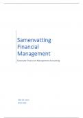 Volledige Samenvatting Financial Management 2023-2024 (Management Accounting + Corporate Finance)