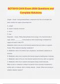 BOT3015 CH10 Exam 2024 Questions and Complete Solutions
