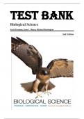 Test Bank for Biological Science Canadian Edition 2nd Edition by Scott Freeman, Michael Harrington, Joan C. Sharp