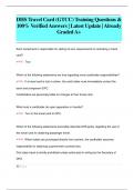 DHS Travel Card Training Questions & 100&percnt; Verified Answers Package &vert; Latest Update 