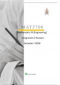 MAT3700 Assignment 02 Answers Semester 1 2024
