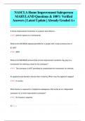 NASCLA Home Improvement Salesperson  MARYLAND Questions & 100&percnt; Verified  Answers &vert; Latest Update &vert; Already Graded A&plus;
