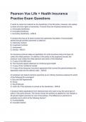 Pearson Vue Life + Health Insurance Practice Exam Questions