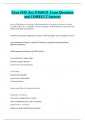 Econ 1010 Key PASSED Exam Questions  and CORRECT Answers