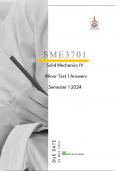 SME3701 Minor Test 1 Answers Semester 1 2024