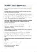 NUR 2092 Health Assessment NEWEST 2026&sol;2027 ACTUAL EXAM COMPLETE QUESTIONS AND CORRECT DETAILED ANSWERS &lpar;VERIFIED ANSWERS&rpar; &vert;ALREADY GRADED A&plus;&vert;&vert;BRAND NEW&excl;&excl;