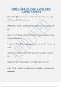ISDS 1100 LSU Exam 2 with 100&percnt;  Correct Answers