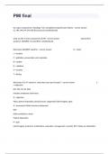 PMI final Exam With Complete Questions And Well Elaborated Answers/2o24.