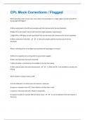 CPL Mock Corrections &sol; Flagged 72 Test Practice Questions Well Answered