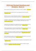 C810 test Revised Questions and Answers &sol; Sure A&plus;