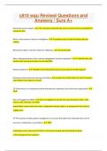 c810 wgu Revised Questions and Answers &sol; Sure A&plus;