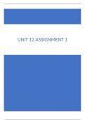 BTEC IT Unit 12 IT Technical Support and Management Assignment 1 (DISTINCTION)