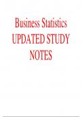 Business Statistics UPDATED STUDY  NOTES