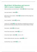 Black Rock &vert; 68 Questions and Answers 100&percnt; Correct &vert; Updated 2024