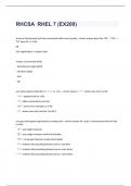 RHCSA - RHEL 7 (EX200) EXAM QUESTIONS AND 100% CORRECT  ANSWERS