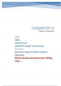 OCR 2023 Chemistry A H032/02: Depth in chemistry AS Level Question Paper & Mark Scheme (Merged)