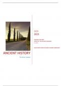 OCR 2023 ANCIENT HISTORY H407/22: THE ELEVEN CAESARS A LEVEL QUESTION PAPER & MARK SCHEME (MERGED