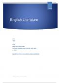 OCR 2023 GCE ENGLISH LITERATURE H472/01: DRAMA AND POETRY PRE-1900 A LEVEL QUESTION PAPER & MARK SCHEME (MERGED)