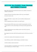 ACCT 331 Key PASSED Exam Questions  and CORRECT Answers